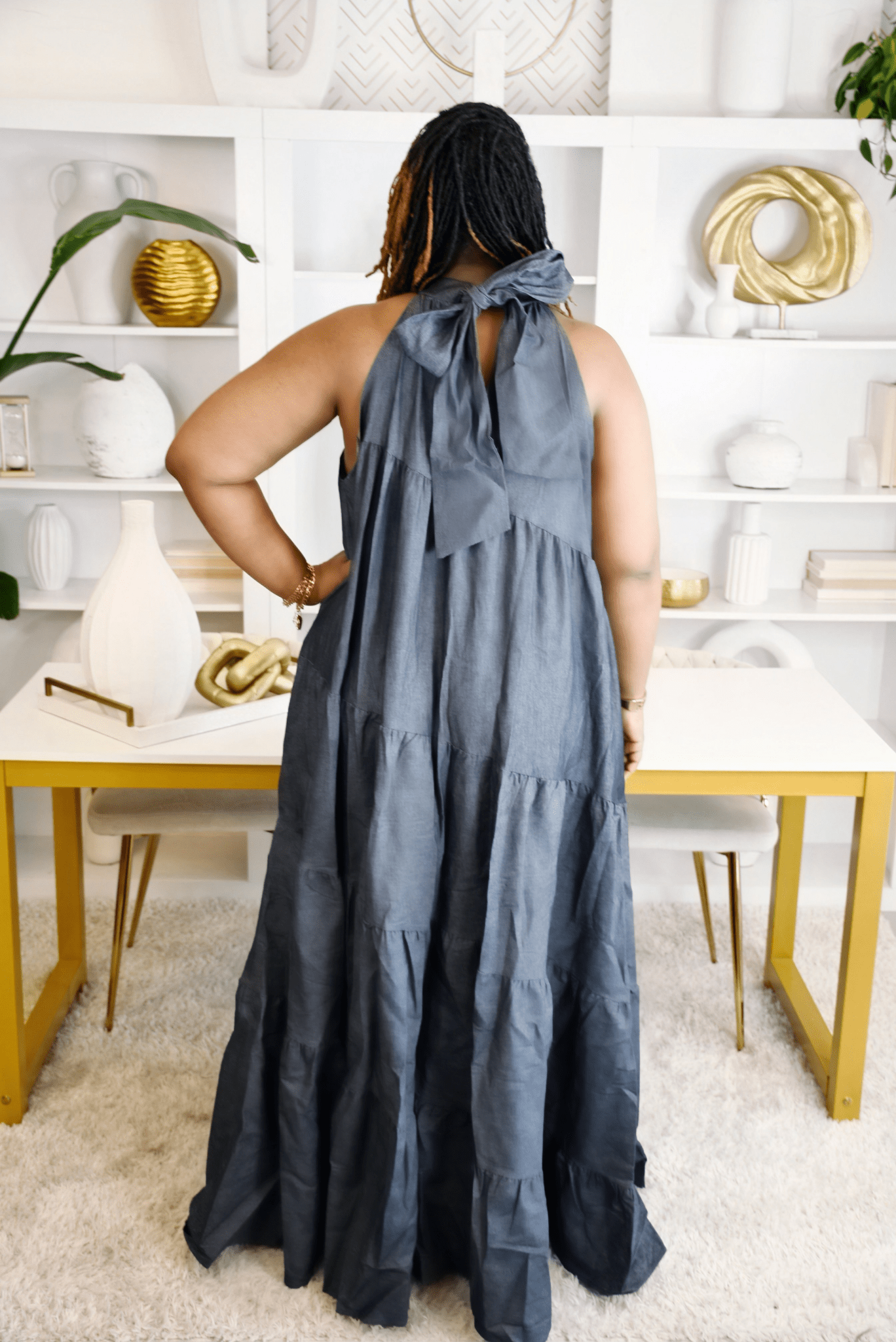 Loaded Love Maxi Dress (Denim) - Z’Nor Avenue Boutique