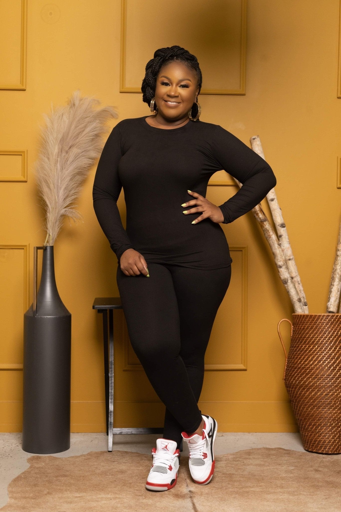 My Chill loungewear Set Black - Z’Nor Avenue Boutique