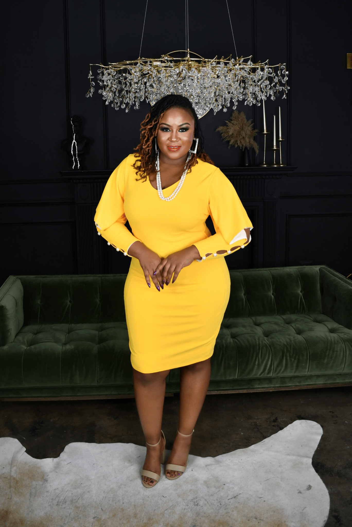 On Topic Dress (Yellow)