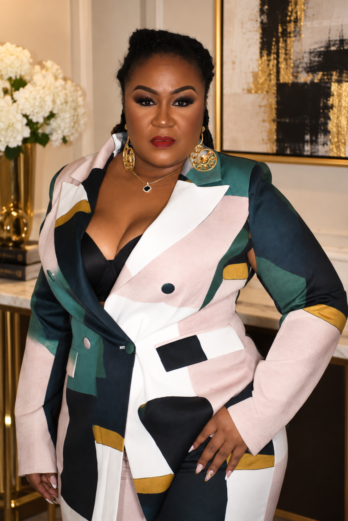 Nicole Pattern Suit