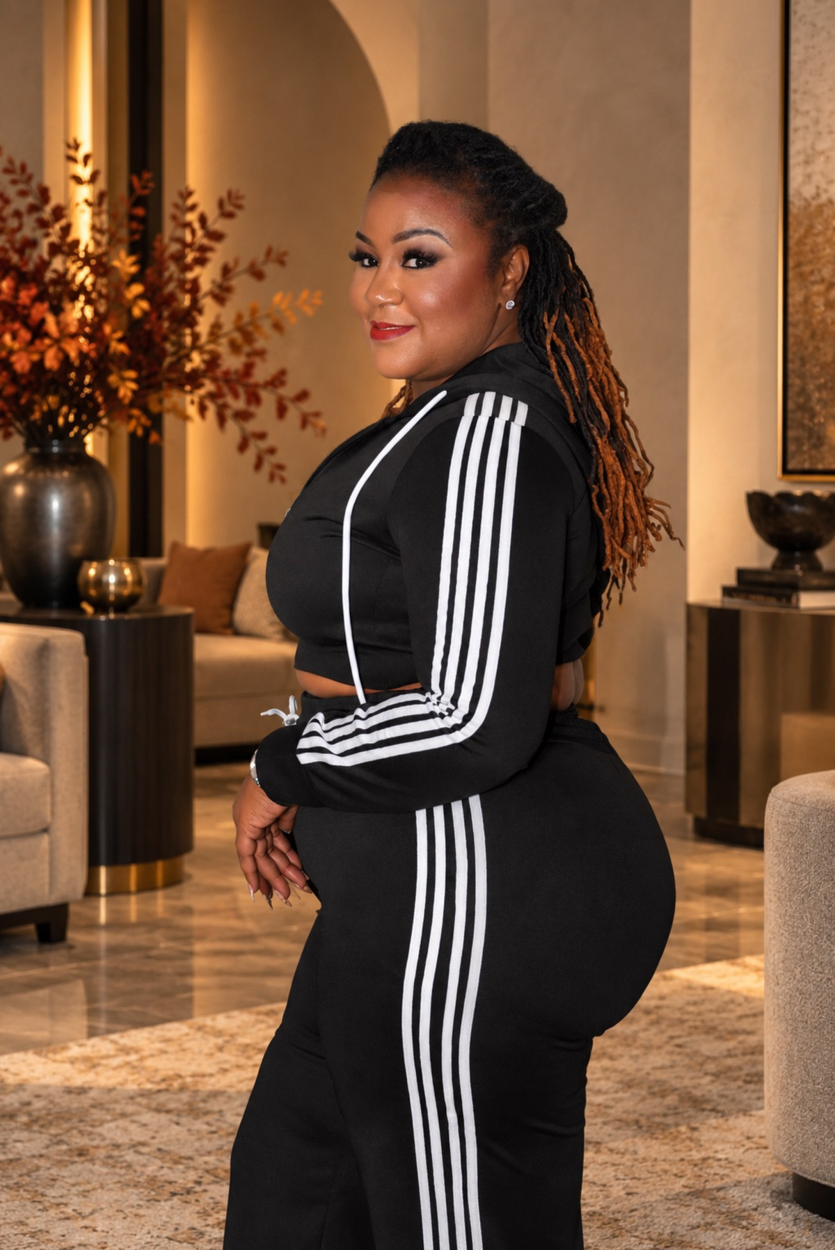 Stormy Stripe Set (Black)