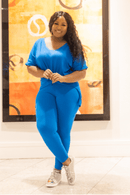 Blue comfy Loungewear set - Z’Nor Avenue Boutique