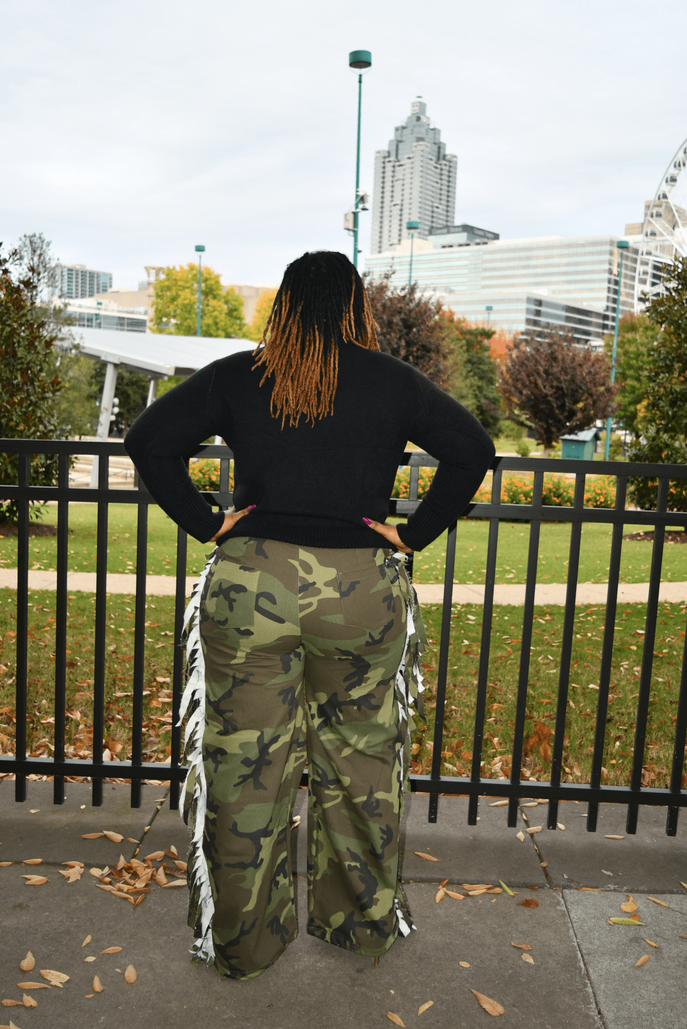 Camo Tassel Pants