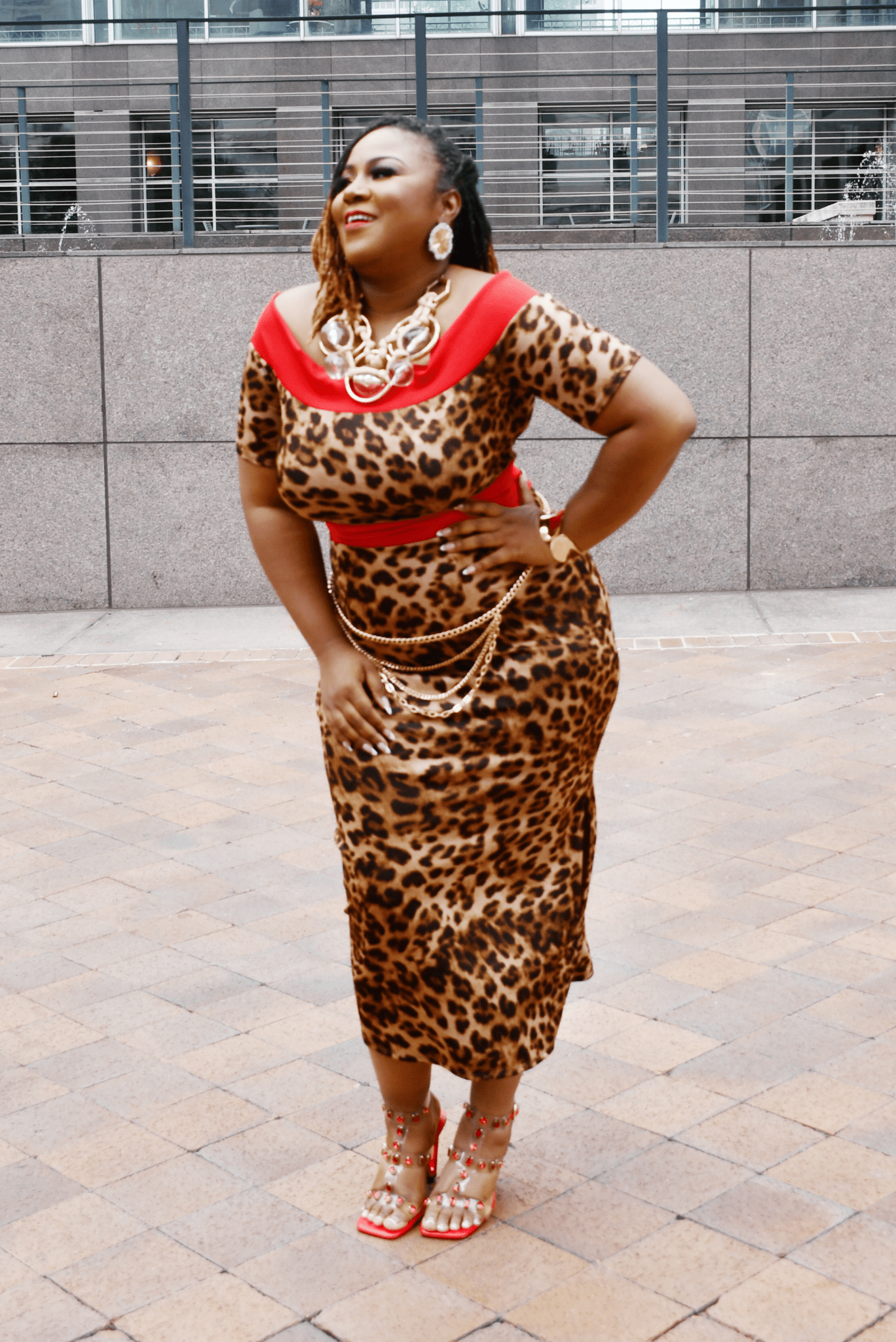 Cheetah Lux Dress