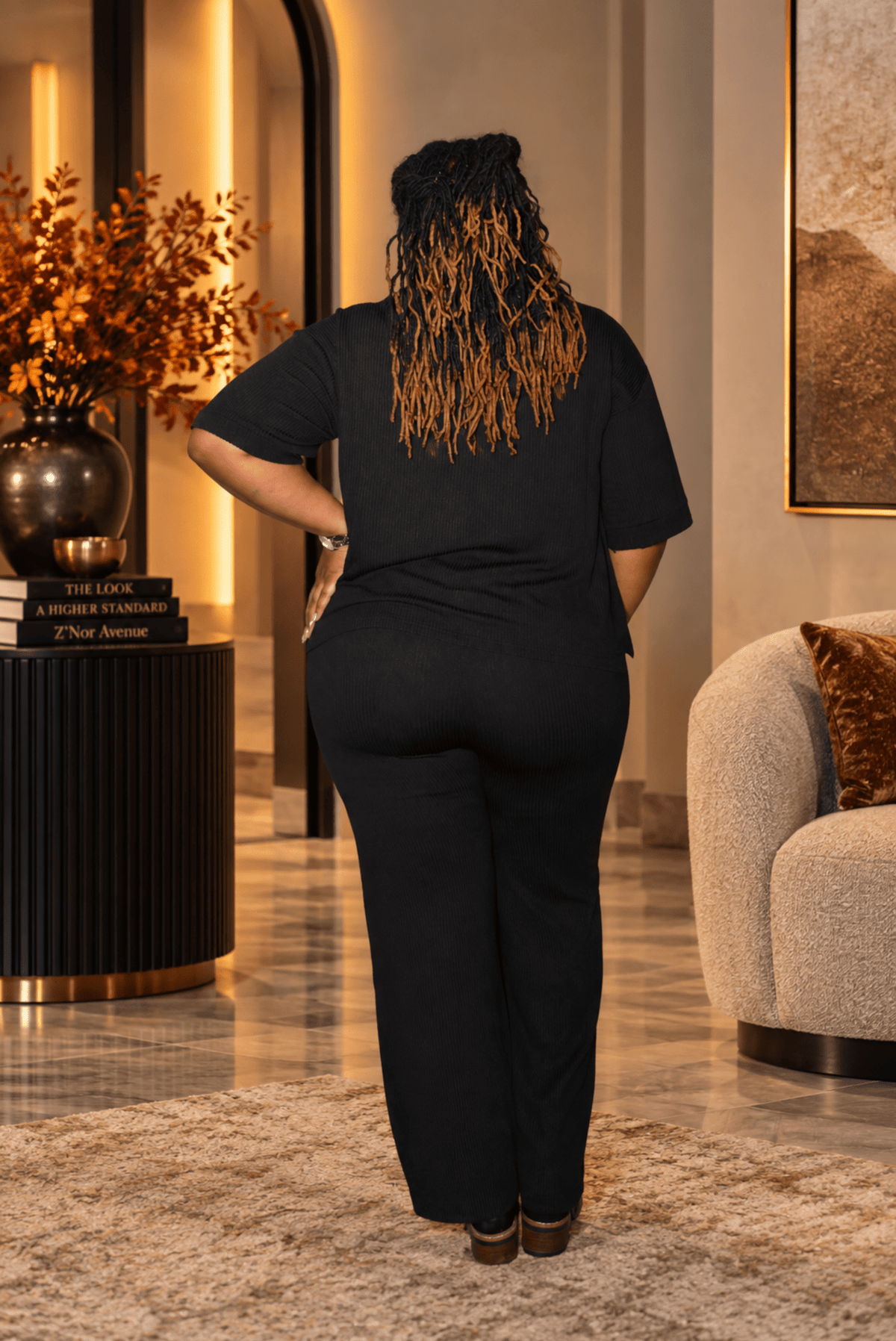 Crinkle Comfort set (black)