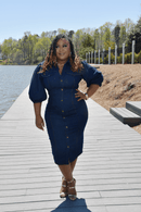 Denim Allure Dress - Z’Nor Avenue Boutique