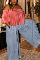 Denim Love Widelegs - Z’Nor Avenue Boutique