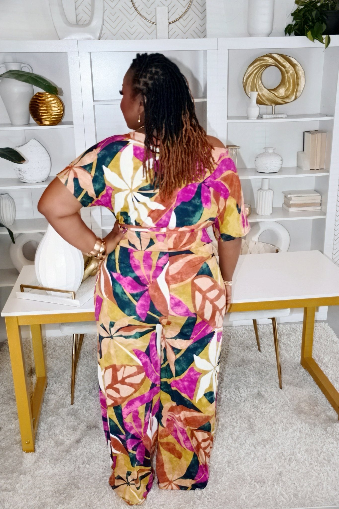 Geneva Print Jumpsuit