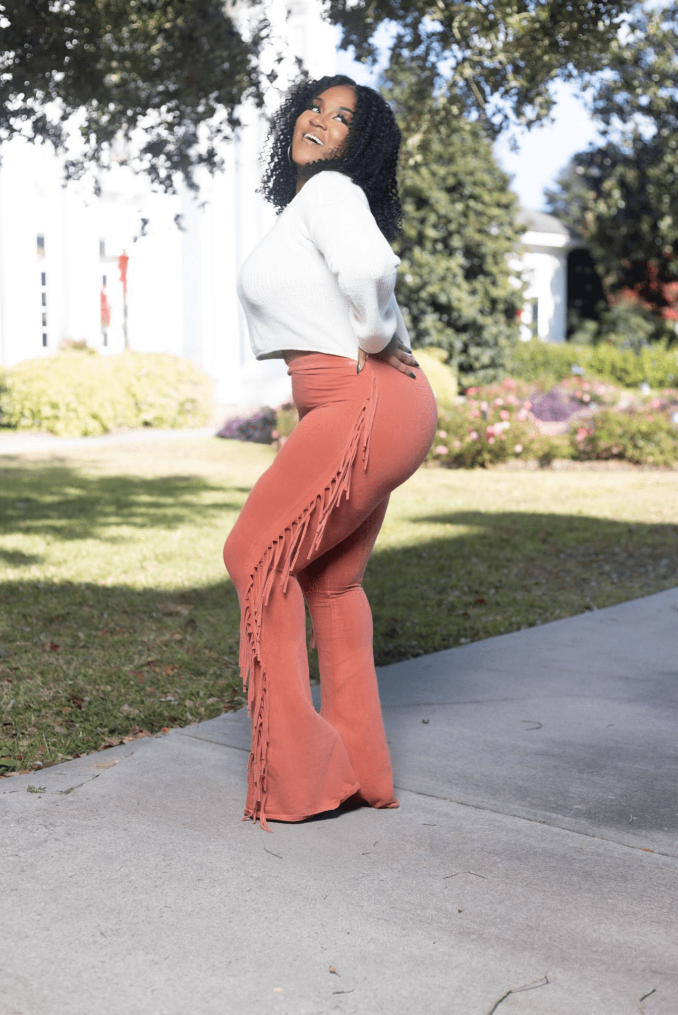 Hot Tamale Fringe Pants