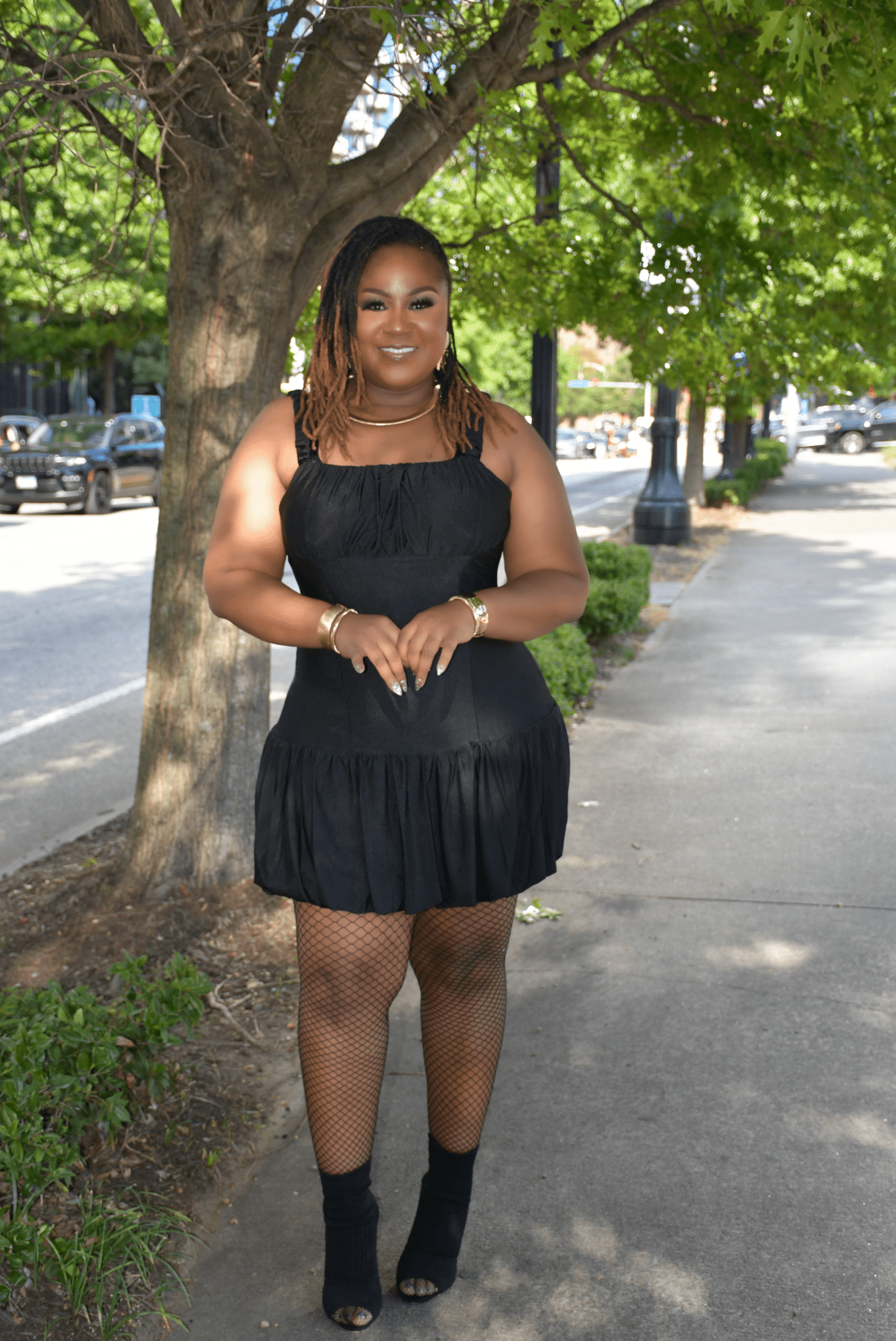 Little Black Bubble Dress