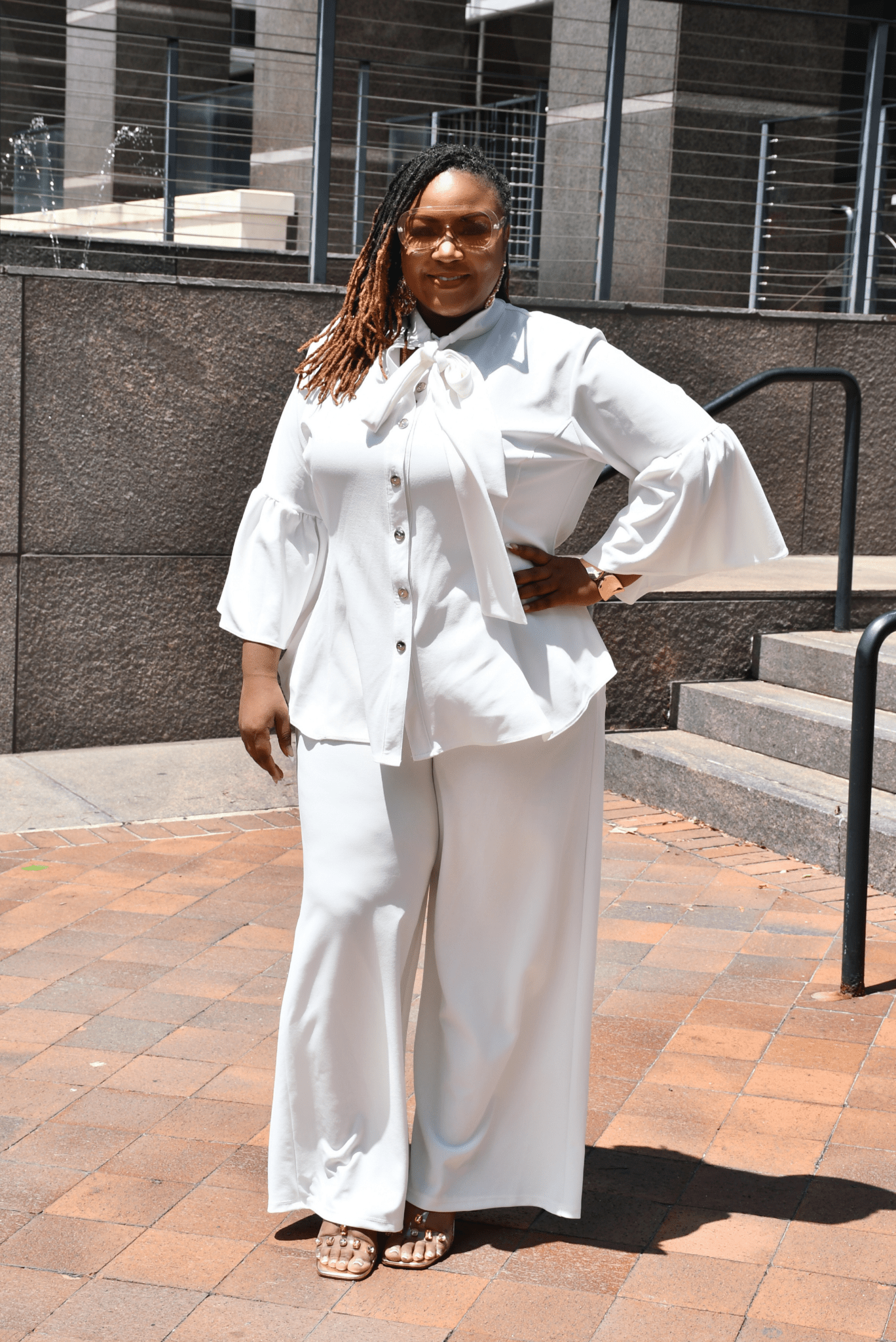 Lux White Suit Set