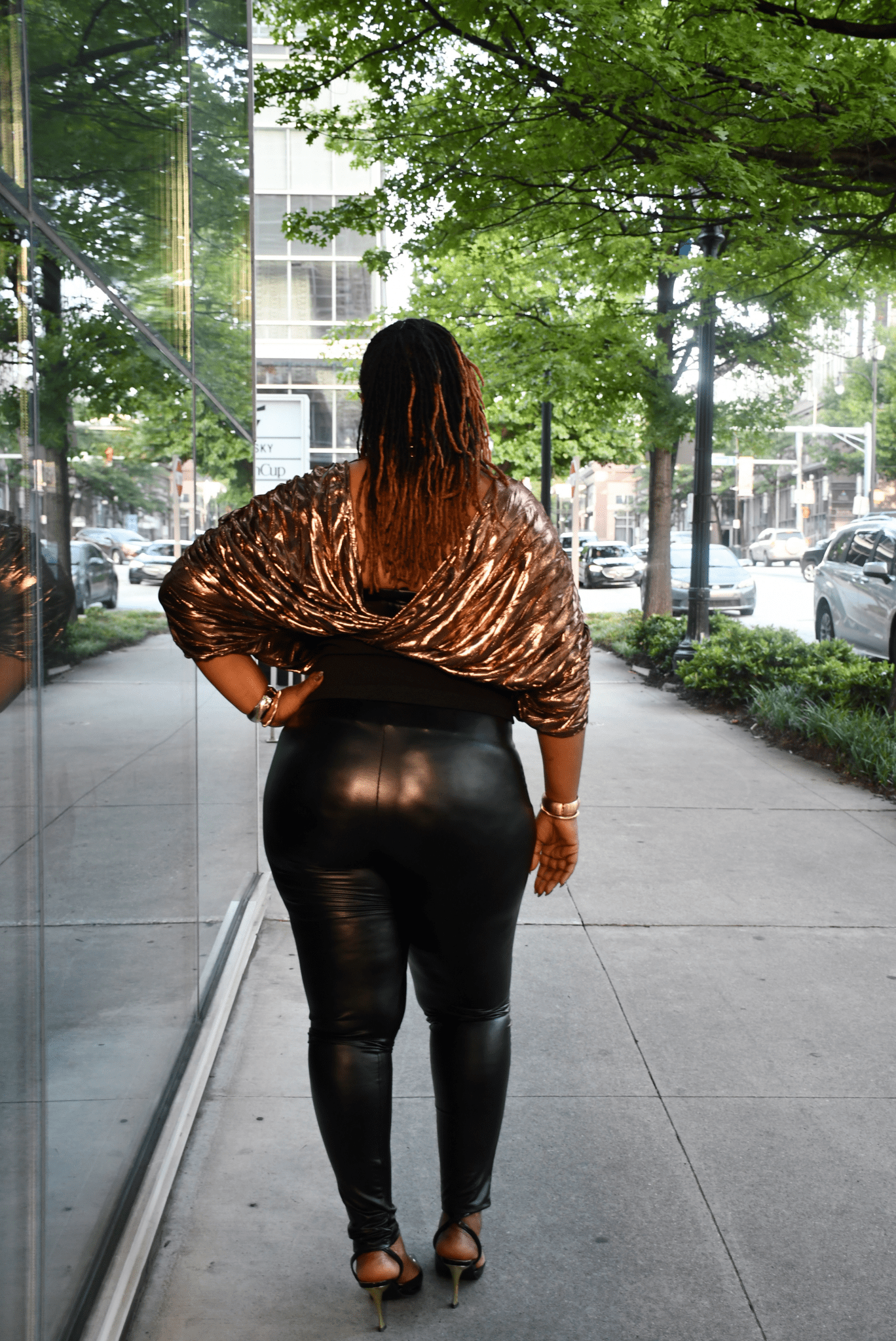 Molly Metallic Top