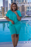 My Every Day Vibe ICE Blue (Short Set) - Z’Nor Avenue Boutique