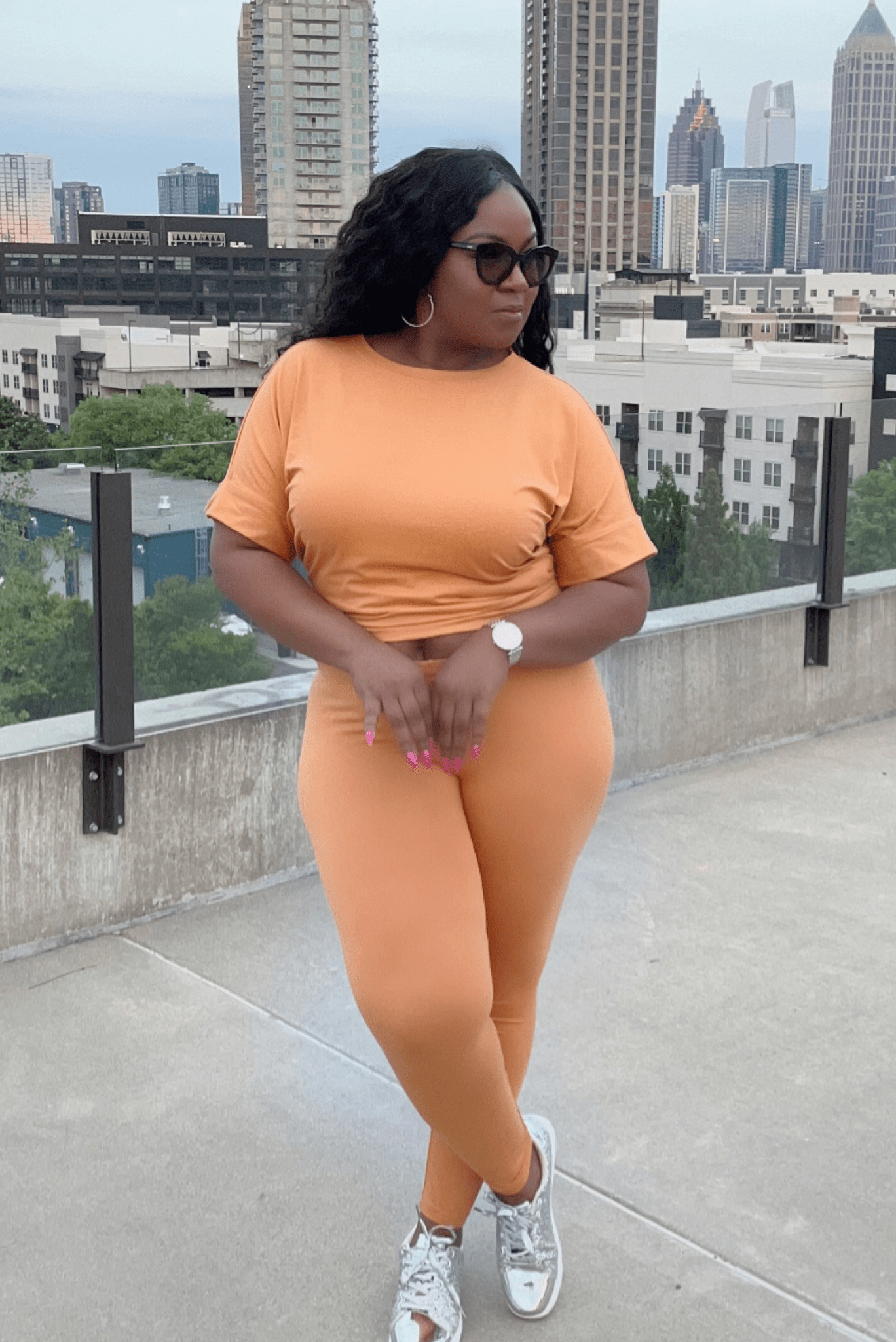 Orange comfy Loungewear set - Z’Nor Avenue Boutique