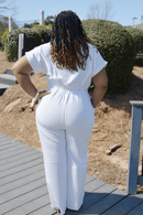 Penny White Jumpsuit - Z’Nor Avenue Boutique