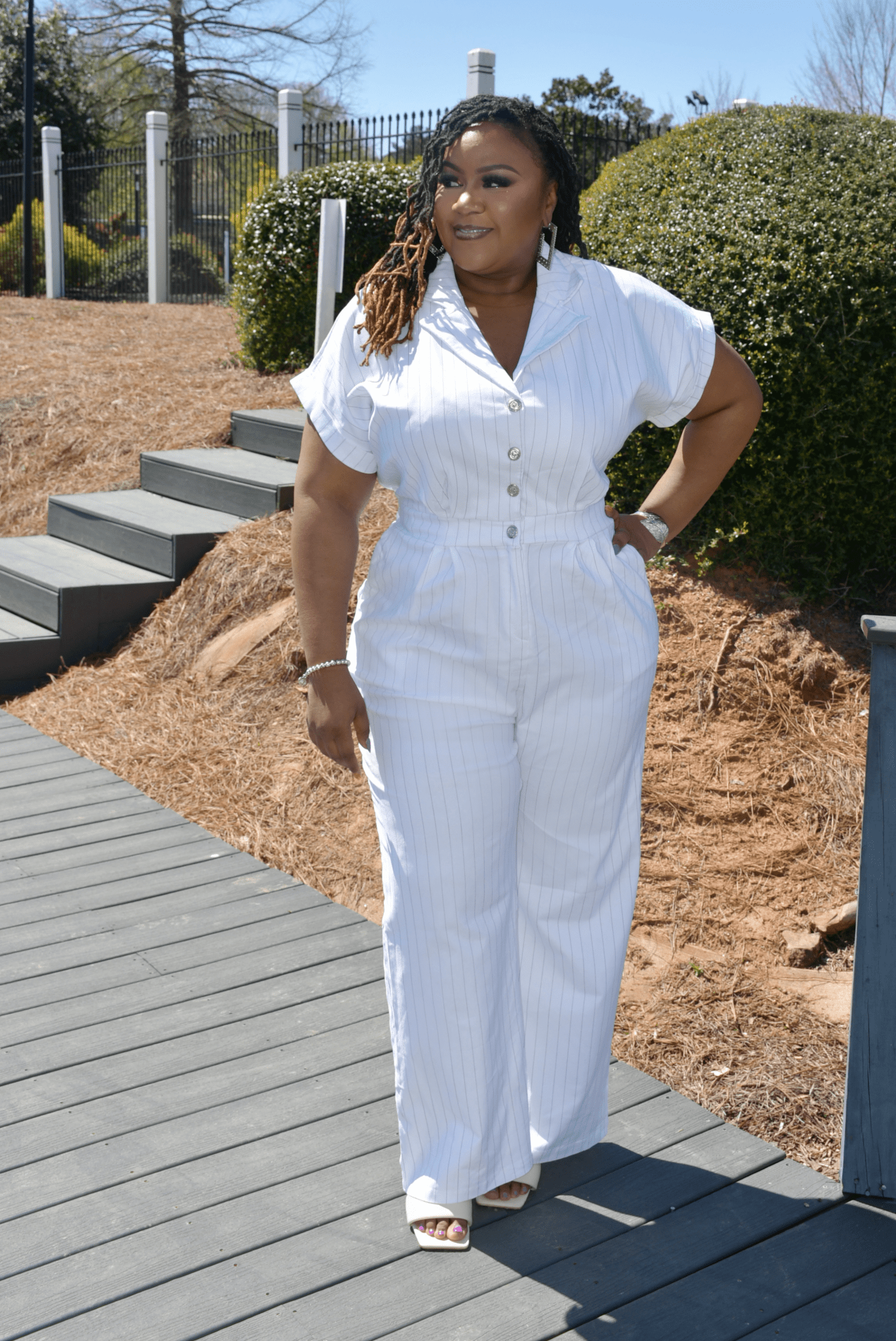 Penny White Jumpsuit