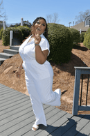 Penny White Jumpsuit - Z’Nor Avenue Boutique