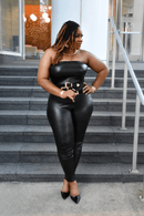 PU Tasha Tube Jumpsuit - Z’Nor Avenue Boutique