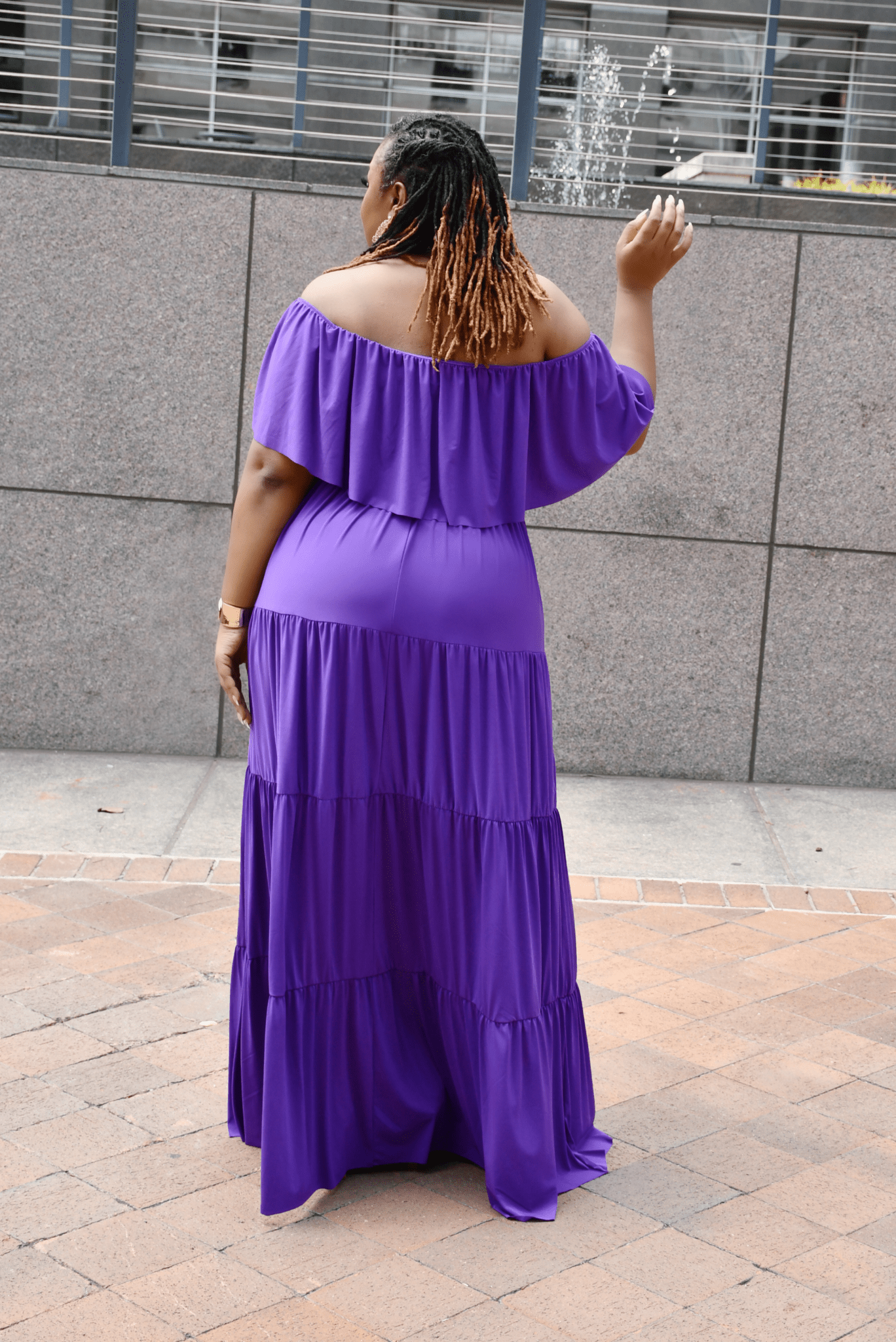 Purple Rain Maxil Dress