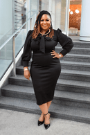 Shes Tea Dress (Black) - Z’Nor Avenue Boutique