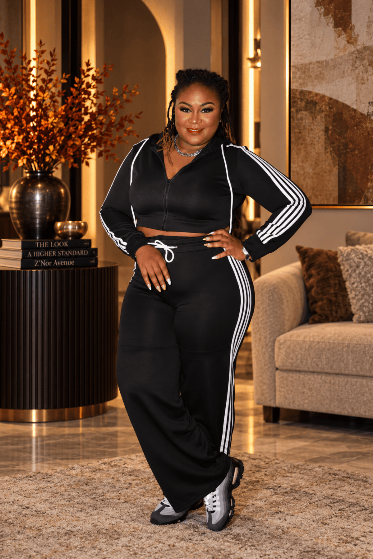 Stormy Stripe Set (Black)
