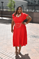 Sweet Candy Red Dress - Z’Nor Avenue Boutique