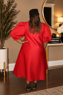 The Shontel Red Dress - Z’Nor Avenue Boutique
